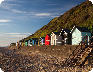 Picturesque beach